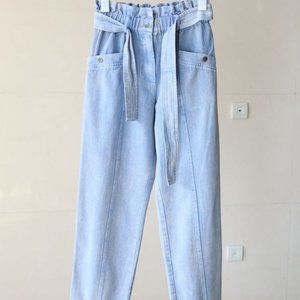 Sea New York Light Blue Ankle & Cropped Jeans